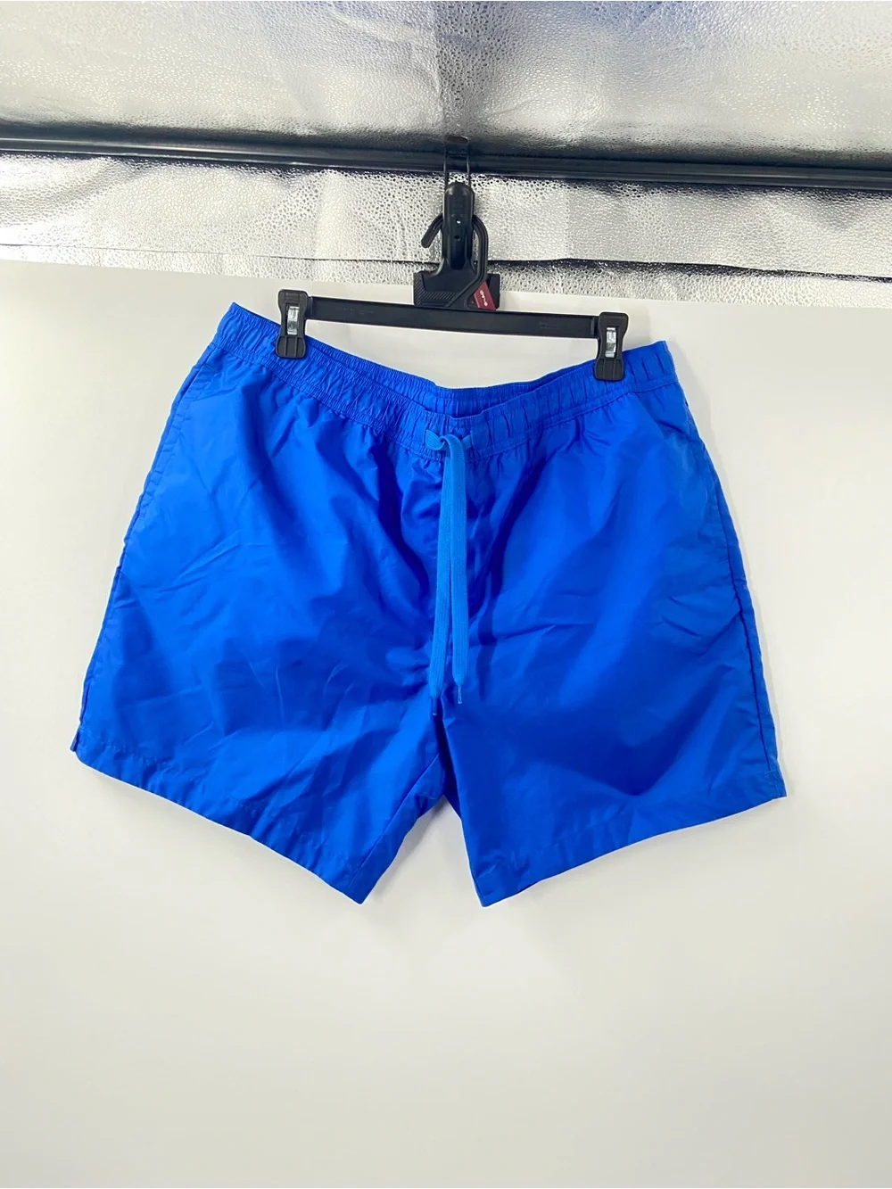NWT Burberry Men's Martin Canvas Blue Boxer Swim Shorts XL 8084322